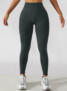 Jogging Pants Gym Leggings撸铁紧身裤蜜桃臀无尴尬线收腹瑜伽裤