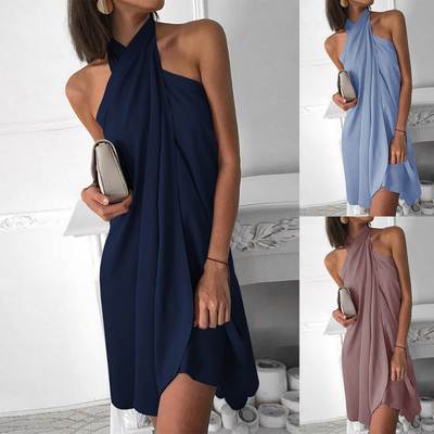 ual Loose Dress Beach Holiday Party Elegant Dresses Vestidos