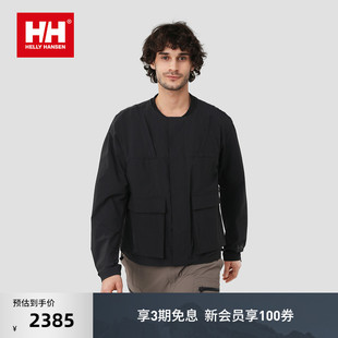 25春新时尚 HELLY HANSEN 系列 城市风潮流休闲无领梭织外套密码