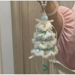 扭扭棒彩色毛边圣诞树挂件diy手工材料包创意新款圣诞节礼物