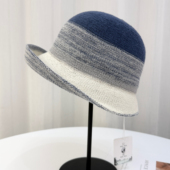 日系卷边遮阳帽子女2026春夏季 盆帽时尚 圆顶礼帽出游防晒帽渔夫帽