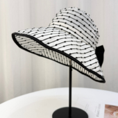 轻薄透气遮阳帽女2026新款 大帽檐渔夫帽子防晒帽出游太阳帽 夏季