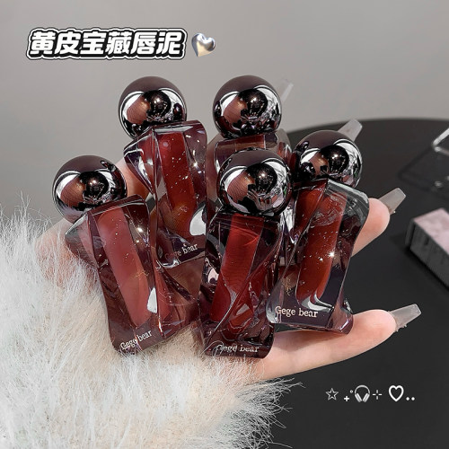 Gege bear柔光慕斯唇泥丝绒哑光雾面不易沾杯学生伪素颜显白唇釉