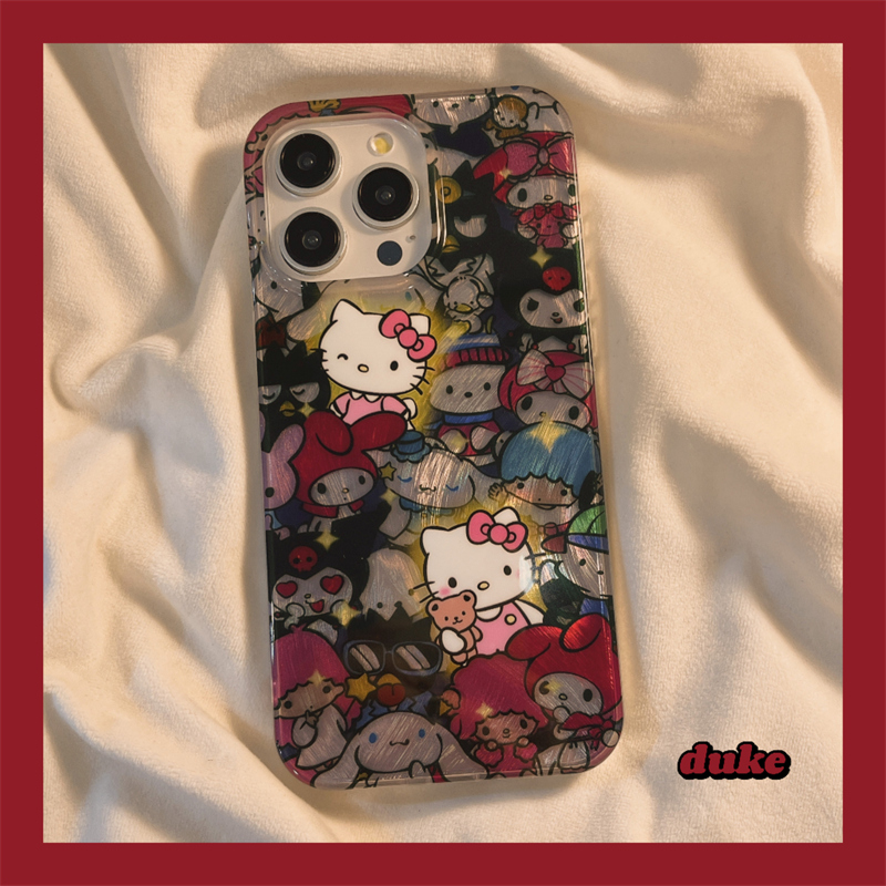 苹果手机壳IMD双层HelloKitty