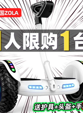 德国ZOLA官方旗舰店电动自平衡车儿童6一12双轮智能腿控平行车