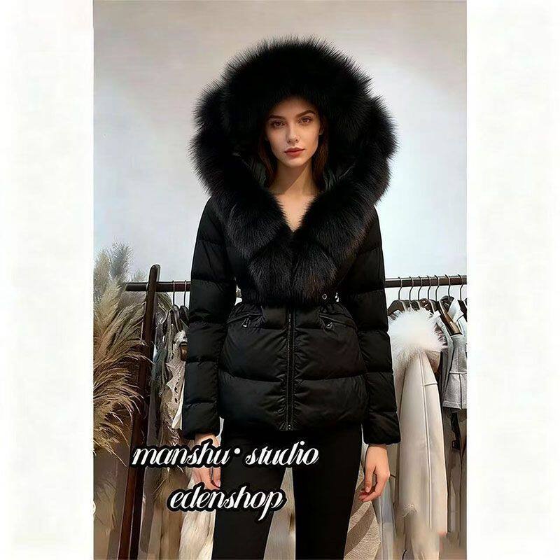 秋冬时尚羽绒服女短款加