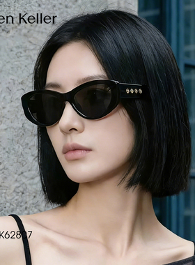 海伦凯勒猫眼墨镜女款开车近视可配度数高街防晒太阳眼镜HK62807