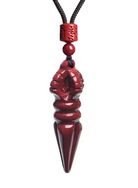 朱砂金刚杵吊坠挂件男女款