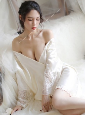 极速new Spring nigmht spring sexy lingerie bathrobe foreign