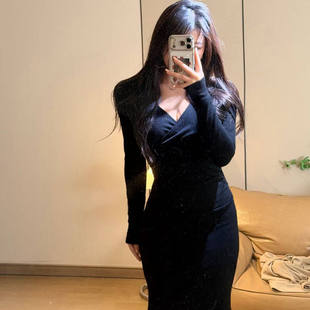 气质款 连衣裙女秋冬内搭打底可搭套装 裙子内搭 onee自制小个子