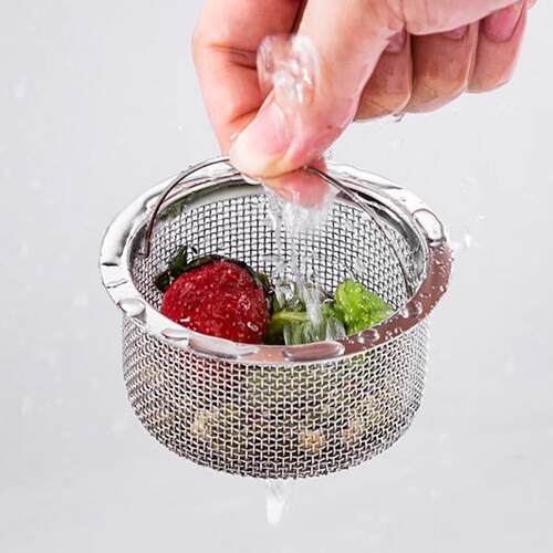 Kitchen Stainless Steel Filter Net, Vegetable Washing Basin