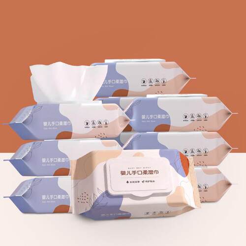 Baby Hand and Mouth Wet Wipes for Home Use with Lid, Childre