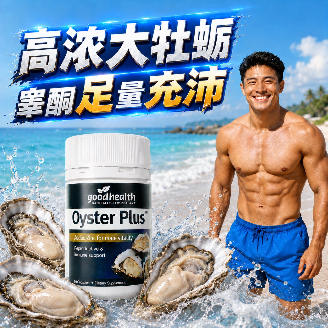 【高浓牡蛎百万回购】牡蛎精胶囊