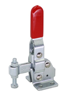 快速夹 TCVF5 6 7 8快速夹钳 立式把手型 法兰底座短型工装压紧器