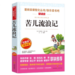 苦儿流浪记 正版 小学生至初中适合阅读的课外书籍三四五六七年级必读名著读书推荐成长励志读物青少年无障碍精读本原著完整版