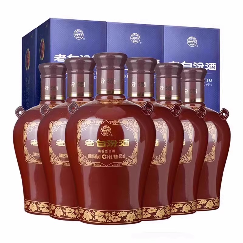 山西汾酒53度老白汾封坛15 475ml*6 清香型