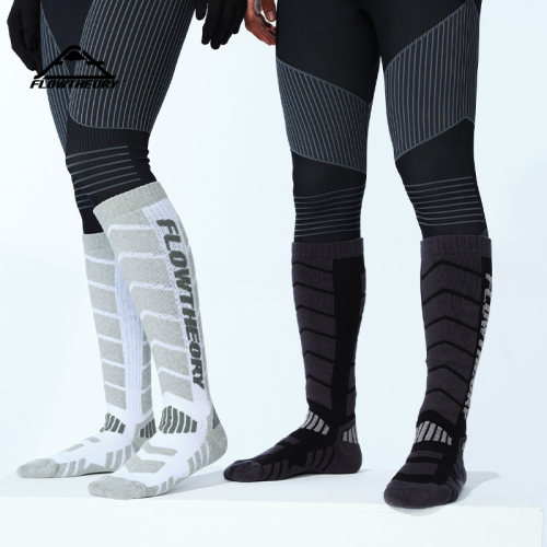 FT专业滑雪袜加厚高筒保暖透气