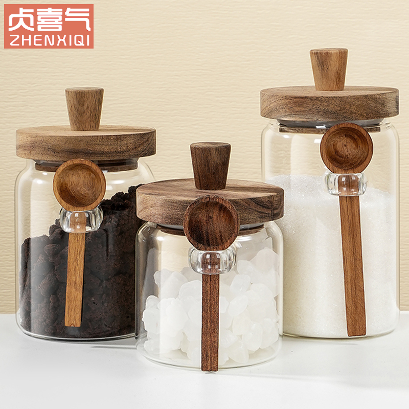 糖罐高颜值装白沙糖罐子