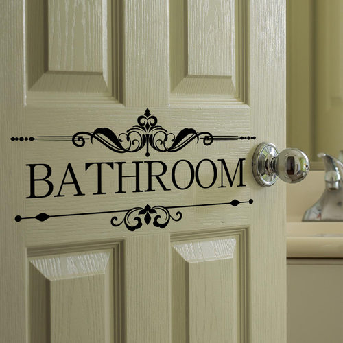 BATHROOMbathroomdoorsticke