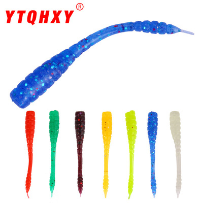 Luya bait soft bait 0.4g/4.5cm soft worm false bait maggot
