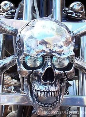 Independent Station Motorcycle Headlight Skull Headlight LE