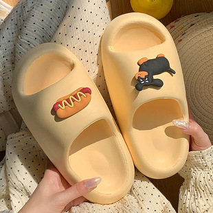 HotDog Cute Hot Dog EVA Slippers for Women in Summer, a mus