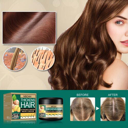 100g Ginger Hair Cream Promotes Hair Growth, Scalp Massage