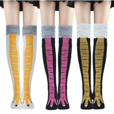Funny chicken claw socks, chicken foot socks, heart machine