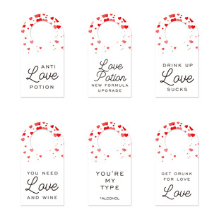 Valentine's Day Decoration Desktop Wine Bottle Beverage Bot