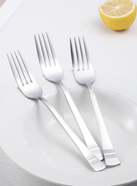 Preferred stainless steel knife and fork for home use, simp