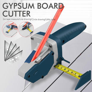 Gypsum board cutter with tape measure, woodworking drawing