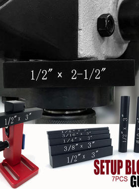 7-piece high-precision setting block altimeter kit Setup Bl