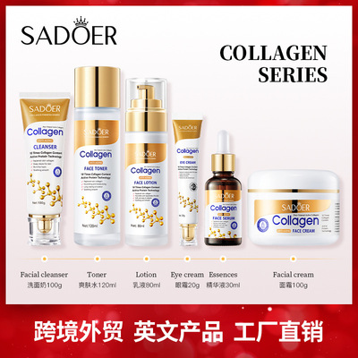 Whole Bone Collagen Skincare Set SADOER Cleaning, Moisturiz