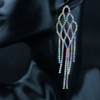 Manufacturer's new versatile mixed color diamond tassel mes