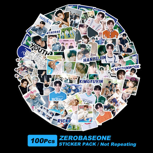 Integrate link ZEROBASEONE ZB1 fan support big head sticker