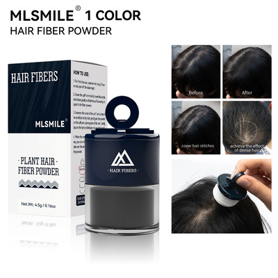 Hair fiber powder modification, thin hair, thick hair powde