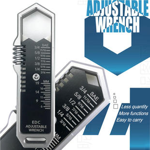 Multi functional adjustable wrench EDC Wrench portable mult