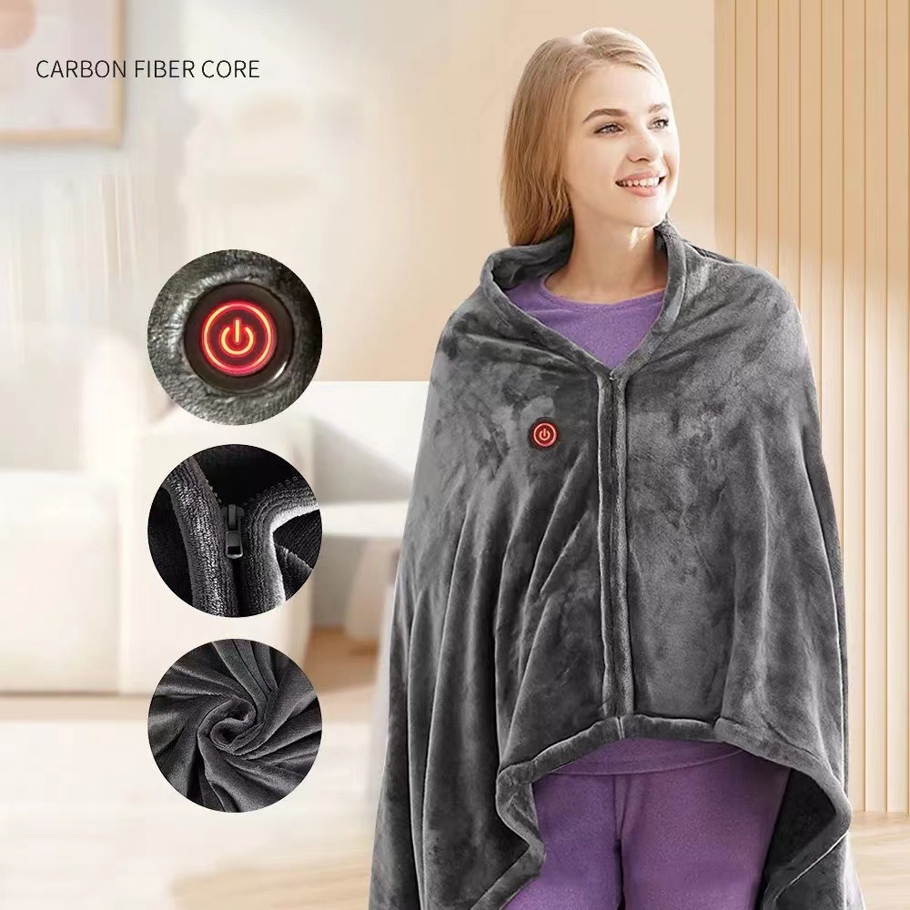 Electric heating blanket, shawl, charging heating blanket,