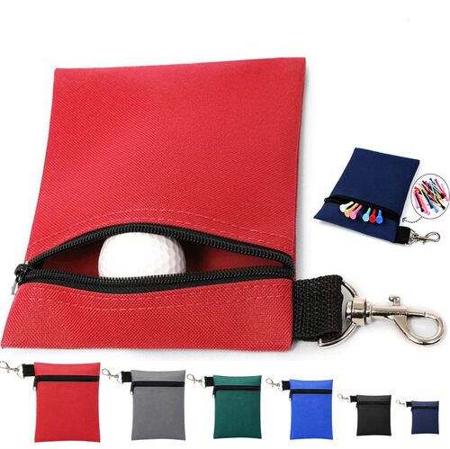 Nylon Ball Cover Golf Waist Bag Portable GOLF Ball Seat For