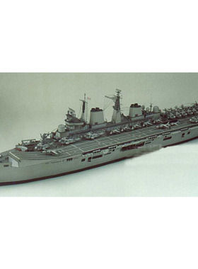 1: 400 British Invincible Aircraft Carrier Paper Model Airc