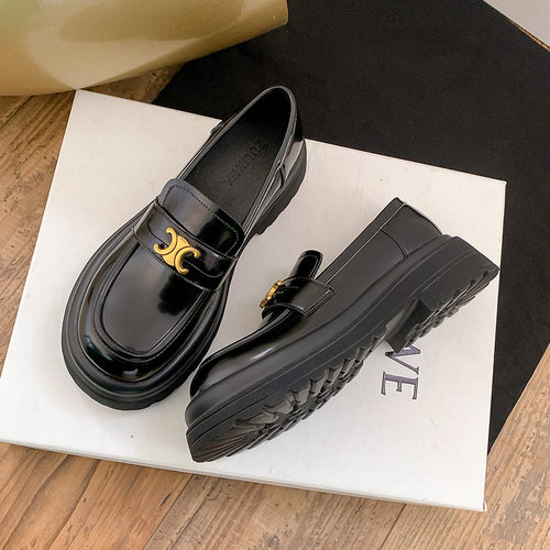 Single shoe thick soled women's Le Fu shoes Triumphal Arch