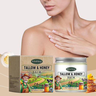 WOODSSLEEP Cow Fat Honey Moisturizing Cream nourishes and h