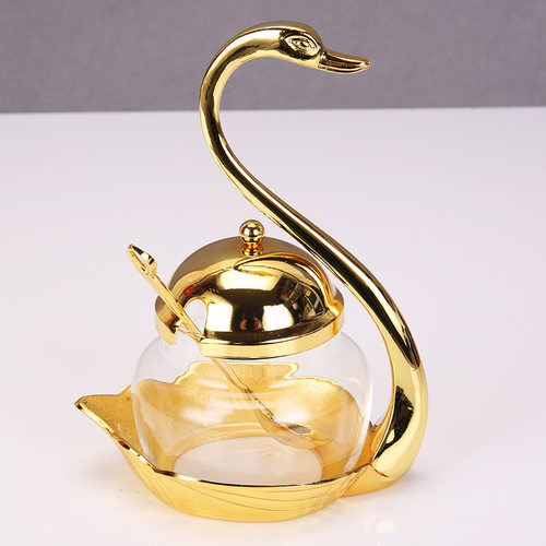 Home daily fashion cute Korean swan candy cup swan seasonin