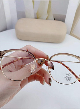 Korean version of myopia glasses for women can be paired wi