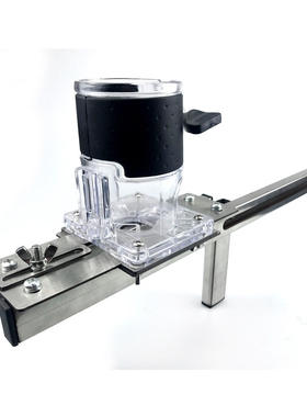 Woodworking tool invisible parts 2-in-1 slotting bracket po