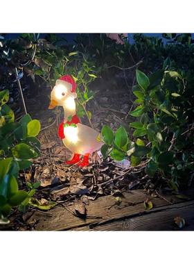 Independent Station Light Up Chicken HolidayDecoration Lant