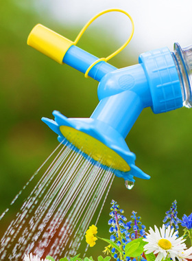 Watering nozzle head, household potted plant, gardening bev