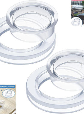 Umbrella Hole Ring with Cap Cover Silicone Transparent Umbr