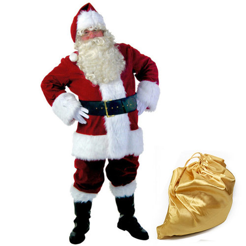 Santa Claus costume Christmas holiday performance costume c