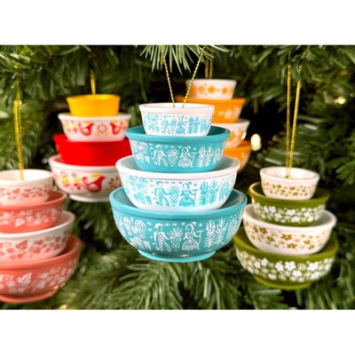 Christmas Stacked Bowl Pendant Christmas Tree Decoration Sm